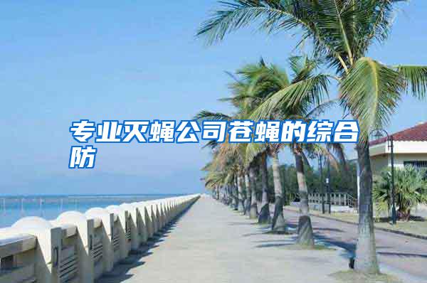 專業滅蠅公司蒼蠅的綜合防