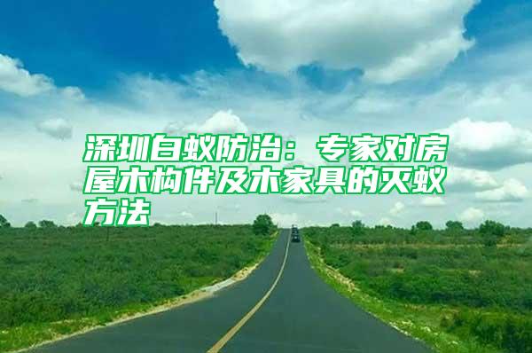 深圳白蟻防治：專(zhuān)家對(duì)房屋木構(gòu)件及木家具的滅蟻方法