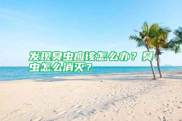 發(fā)現(xiàn)臭蟲應該怎么辦？臭蟲怎么消滅？
