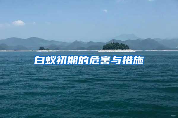 白蟻初期的危害與措施