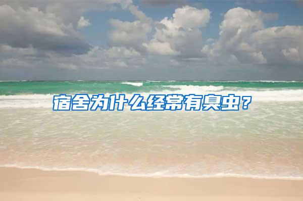 宿舍為什么經常有臭蟲？
