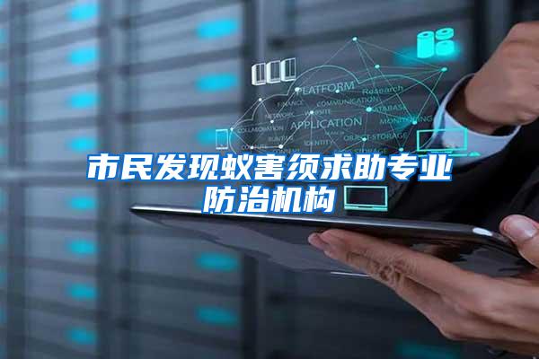 市民發現蟻害須求助專業防治機構
