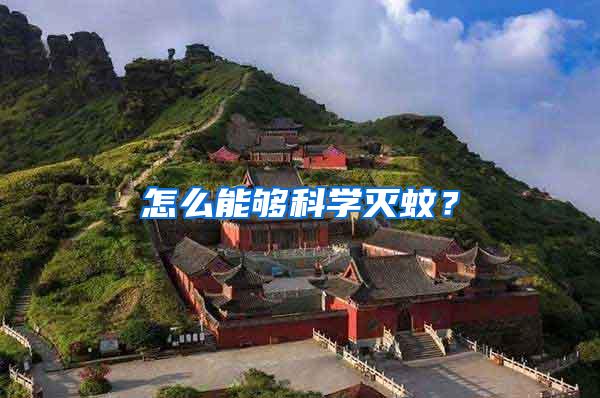 怎么能夠科學滅蚊？
