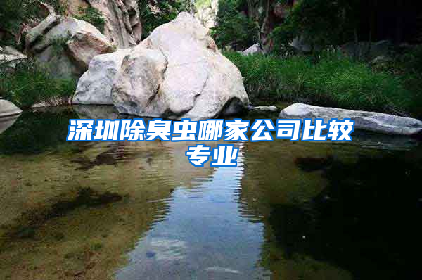 深圳除臭蟲哪家公司比較專業