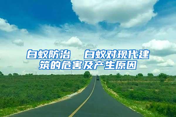 白蟻防治  白蟻對現代建筑的危害及產生原因